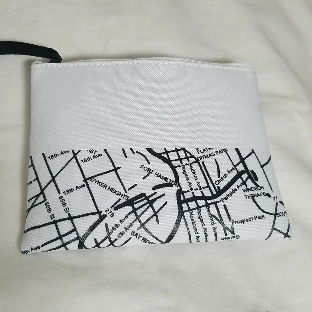 State Give Back Pack Black & White Makeup Pouch